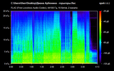 Диана Арбенина - горыгоры - spectrogram