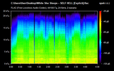 While She Sleeps – SELF HELL - spectrogram