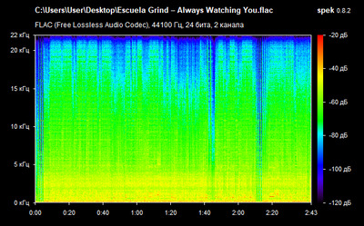 Escuela Grind – Always Watching You - spectrogram