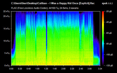 Caliban – I Was a Happy Kid Once - spectrogram