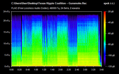 Texas Hippie Coalition – Gunsmoke - spectrogram