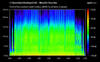 LISA – Moonlit Floor - spectrogram