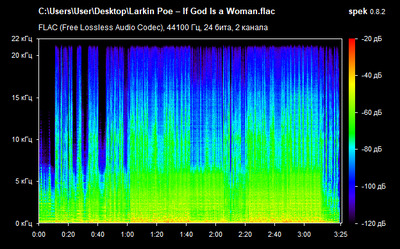 Larkin Poe – If God Is a Woman - spectrogram